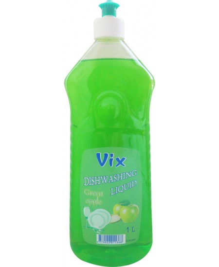 Indų ploviklis VIX, 1000 ml, obuolių kvapas