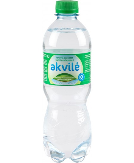 Minerālūdens AKVILĖ, 500 ml, gāzēts