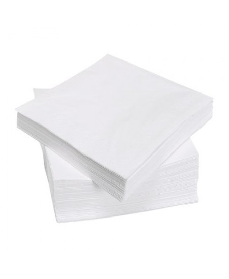 Galda salvetes LENEK, baltā krāsā, 3 slāņi, 33x33 cm, 250 gab.