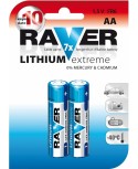 Elementai RAVER LITHIUM EXTREME FR6 (AA), ličio, 2 vnt.