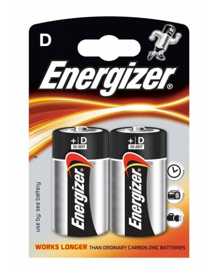 Baterijas ENERGIZER LR20 (D), 2 gab.