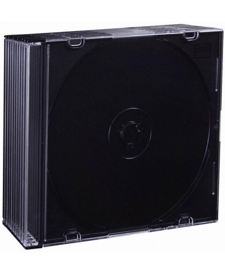 CD/DVD kaste, plāna, caurspīdīga, 10 gab.