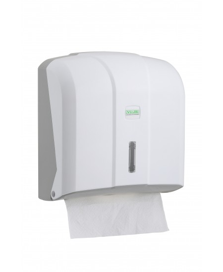 Papīra dvieļu lokšņu turētājs VIALLI, V forma, balts