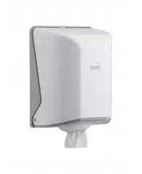 Popierinių rankšluosčių ritiniais laikiklis MAXI Centerfeed VIALLI, baltas