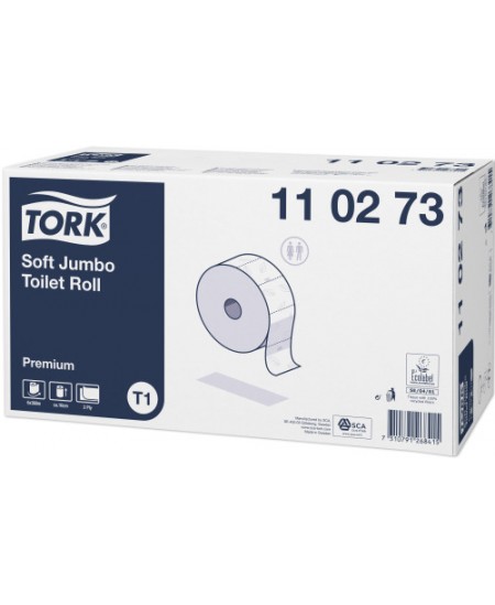 Tualetes papīrs rullī TORK Premium Soft (T1), 110273, 360 m, 1 rullis.