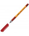 Lodīšu pildspalva STANGER FINE POINT SOFTGRIP, 0.7 mm, sarkana