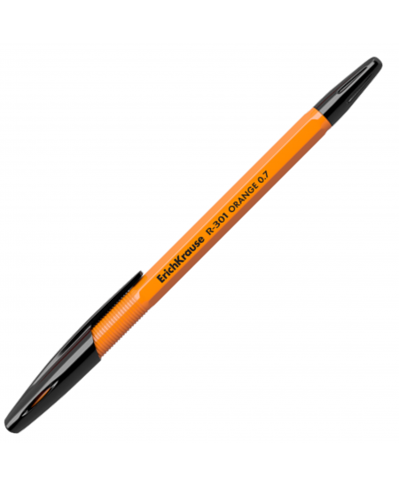 Lodīšu pildspalva ERICH KRAUSE R-301 Orange, 0.7 mm, melna
