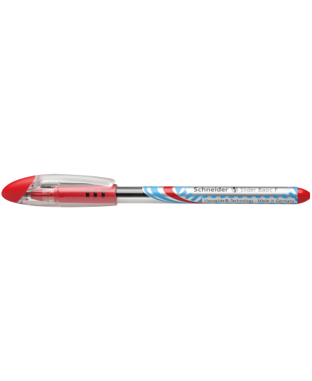 Lodīšu pildspalva SCHNEIDER Slider Basic, M, 0.5 mm, sarkana