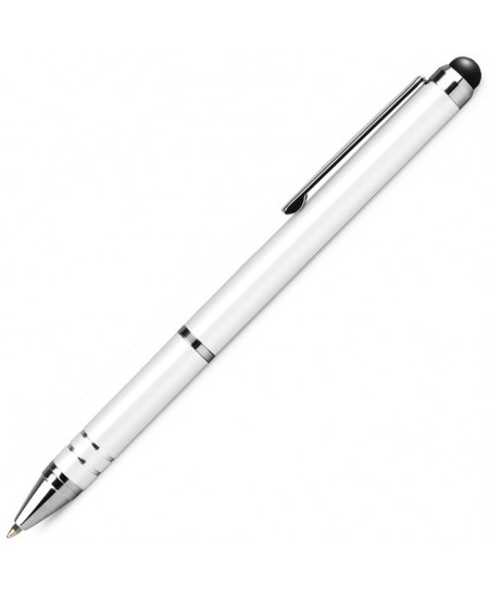 Grozāma automātiska lodīšu pildspalva ar turētāju FORPUS SMARTPHONE PEN, 0.5 mm, zila