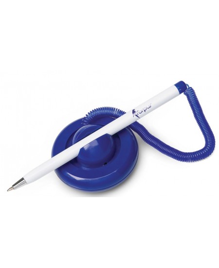 Lodīšu pildspalva ar statīvu FORPUS Table, 0.7 mm, zila