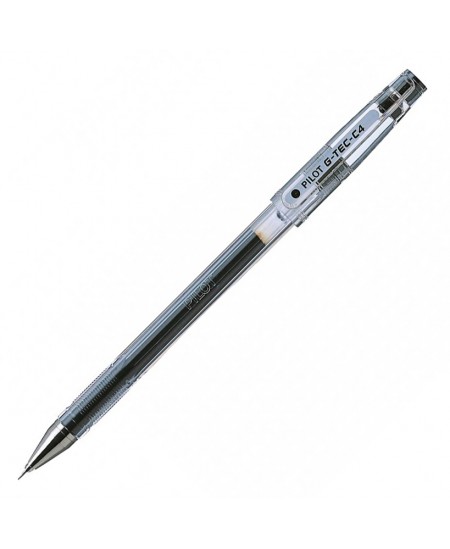Gēla pildspalva PILOT BG G-Tec-C4 Grip, 0.4 mm, melna