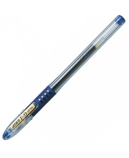 Gēla pildspalva PILOT G-1 Grip, 0.7/0.39 mm, zila