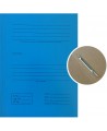 Kartona mape ar ātršuvēju un arhīva nosaukumu SM-LT, 300 mm, 300 g / m2, A4, zila