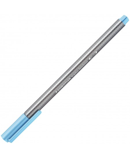 Pildspalva STAEDTLER TRIPLUS FINELINER, 0.3 mm, zilgana