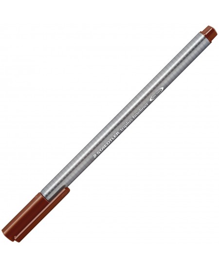 Pildspalva STAEDTLER TRIPLUS FINELINER, 0.3 mm, brūna