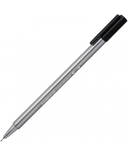 Pildspalva STAEDTLER TRIPLUS FINELINER, 0.3 mm, melna