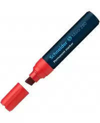 Permanentinis žymeklis SCHNEIDER Maxx 280, kirsta galvutė, 4-12 mm, raudonas