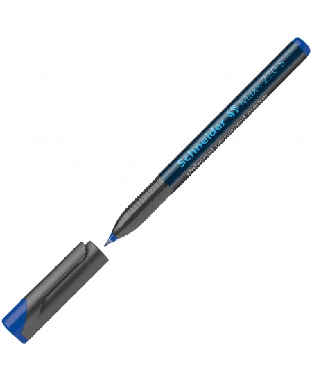 Permanents marķieris SCHNEIDER Maxx 220 S, 0.4 mm, zils