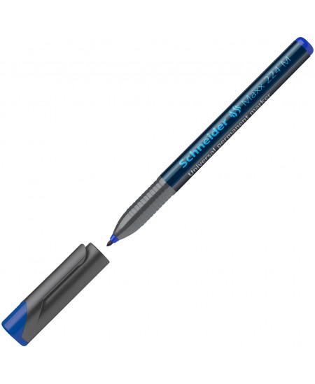 Permanents marķieris SCHNEIDER Maxx 224 M, 1.0 mm, zils