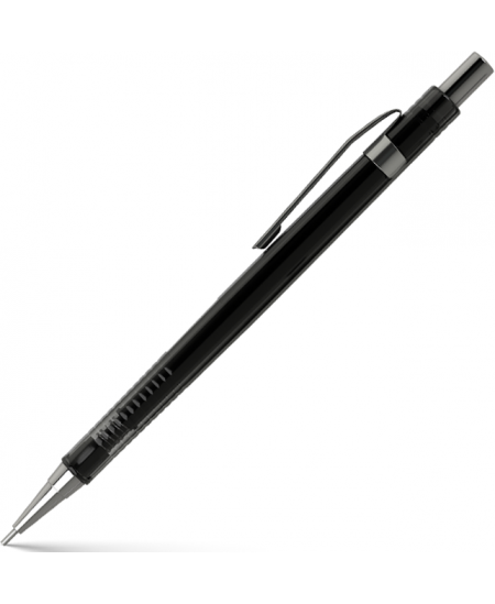 Automatinis pieštukas ERICH KRAUSE Black pointer, juodas korpusas, 0,5 mm