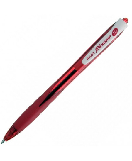 Ekoloģisks automātisks zīmulis PILOT Rexgrip, sarkans korpuss, 0,5 mm