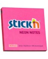 Līmlapiņas STICK´N, 76x76 mm, 100 lapiņas, spilgti rozā