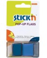 Līmējami indeksi STICK´N, 25x45 mm, zili, 50 gab.