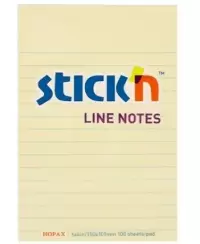 Lipnūs lapeliai STICK´N Line Notes, 150x101 mm, 100 lapelių