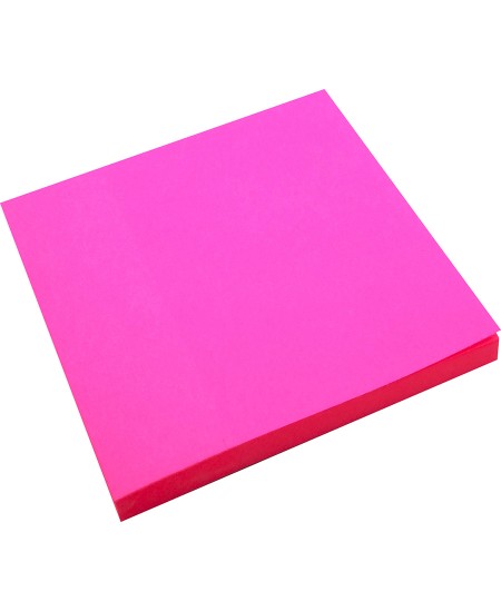 Līmlapiņas FORPUS NEON, 75x75 mm, 80 lapiņas, neona rozā