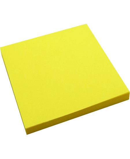 Līmlapiņas FORPUS NEON, 75x75 mm, 80 lapiņas, neona dzeltenas