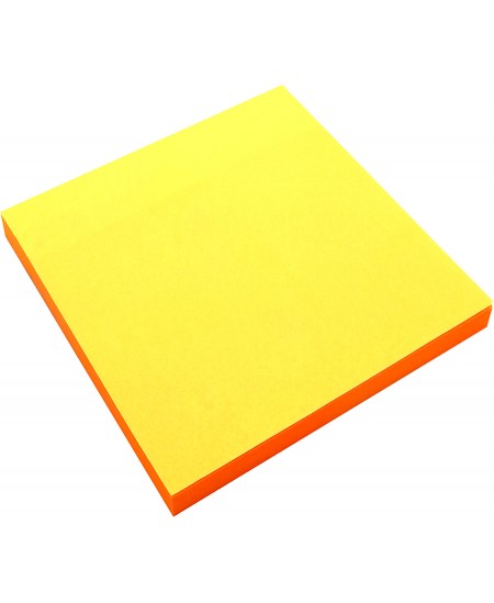Līmlapiņas FORPUS NEON, 75x75 mm, 80 lapiņas, neona oranžas