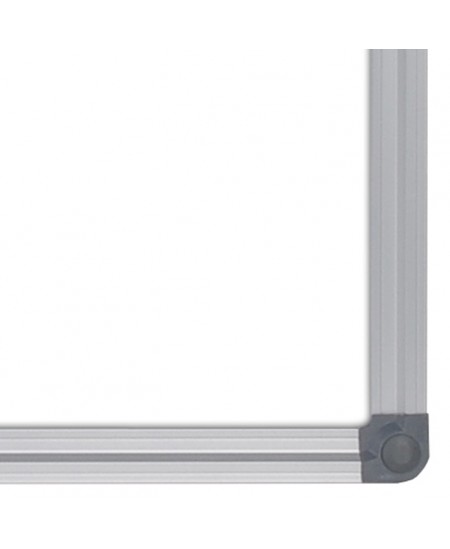 Balta magnētiskā tāfele MEMOBOARDS, 100x200 cm, alumīnija rāmis