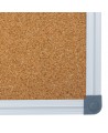 Korķa tāfele MEMOBOARDS, alumīnija rāmis, 60x90 cm