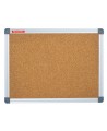 Korķa tāfele MEMOBOARDS, alumīnija rāmis, 90x120 cm