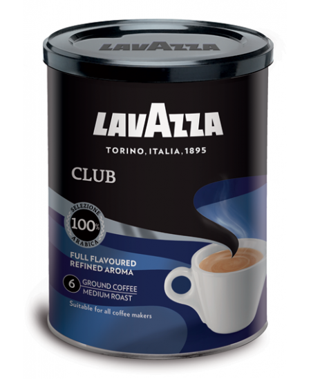 Maltā kafija LAVAZZA CLUB, bundžā, 250 g.