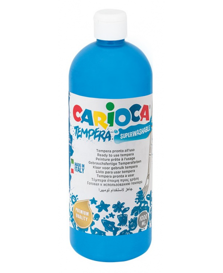 Guašas CARIOCA, 1000 ml, šviesiai mėlynas