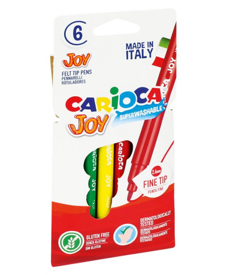 Flomasteriai CARIOCA Joy, 6 spalvų