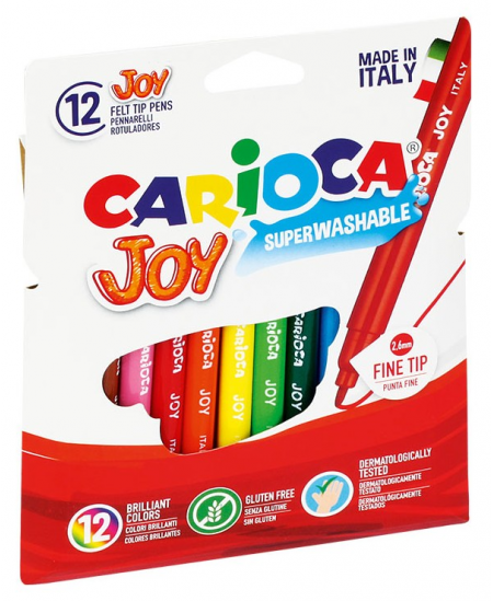 Flomasteriai CARIOCA Joy, 12 spalvų
