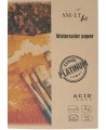 Akvareļu papīrs mapē SM-LT Platinum, A4, 220 g/m2, 20 lapas