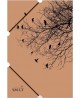 Mape A3 zīmējumiem ar gumiju SM-LT, 335x480 mm