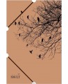 Mape A3 zīmējumiem ar gumiju SM-LT, 335x480 mm