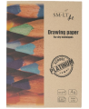 Zīmēšanas papīrs mapē SM-LT Platinum, A4, 170 g/m2, 20 lapas