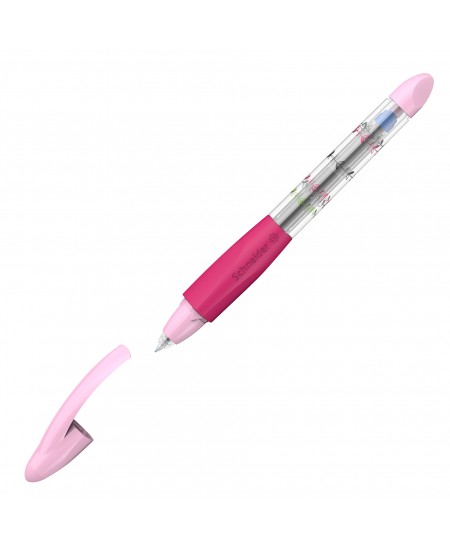 Rašiklis SCHNEIDER Base Ball, rožinės spalvos korpusas
