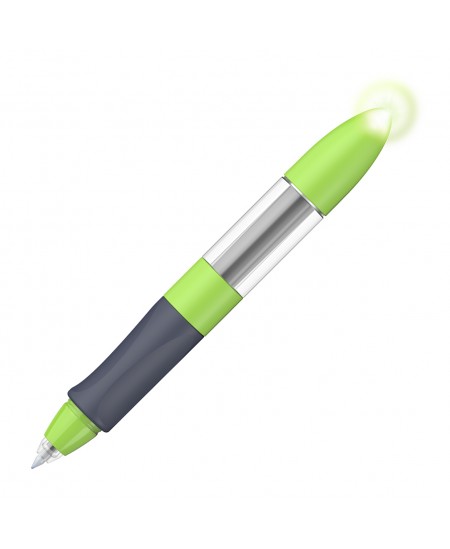 Pildspalva SCHNEIDER Base Senso, pelēkas/zaļas krāsas korpuss