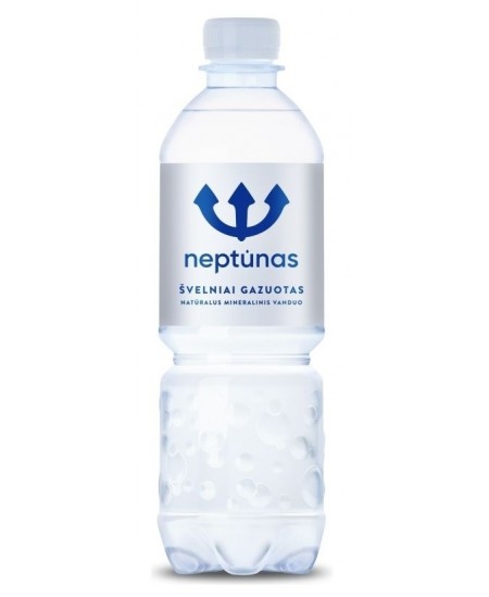 Minerālūdens NEPTŪNAS, 500 ml, gāzēts