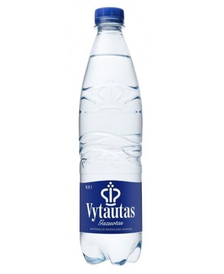 Dabīgais minerālūdens VYTAUTAS, 500 ml, gāzēts