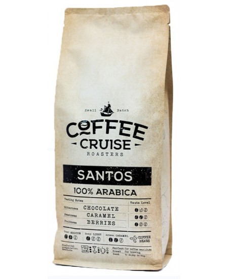 Kafijas pupiņas COFFEE CRUISE Santos, 1 kg