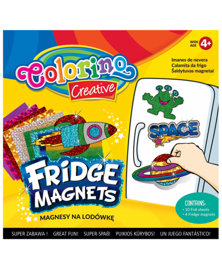 Šaldytuvo magnetukų kūrybinis rinkinys COLORINO Mix Nr. 1