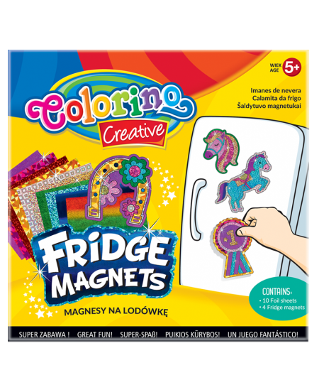 Šaldytuvo magnetukų kūrybinis rinkinys COLORINO Mix Nr. 2
