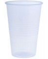Caurspīdīgas, ekoloģiskas glāzes dzērieniem līdz + 40°C, 300 ml, 50 gab.